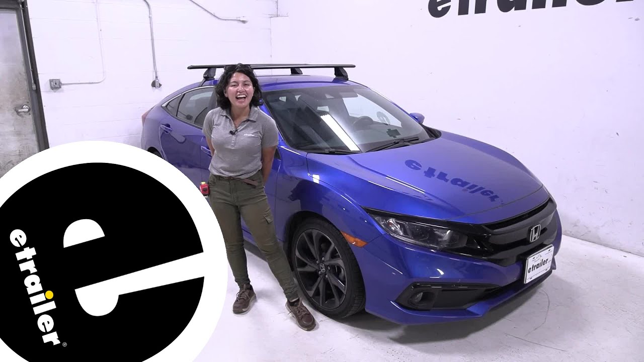 DIY Install: Custom DK Fit Kit for 4 Rhino-Rack 2500 Series Roof Rack Legs on your 2019 Honda Civic