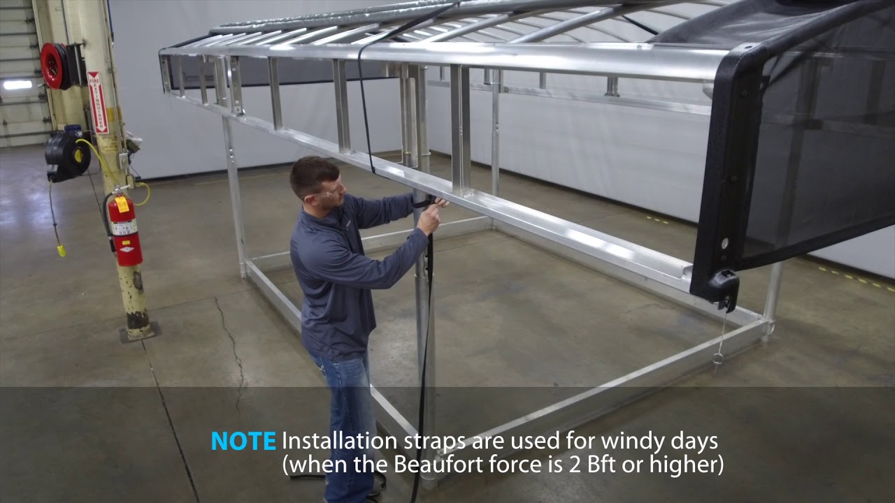 ShoreStation Revolution Series Canopy Installation