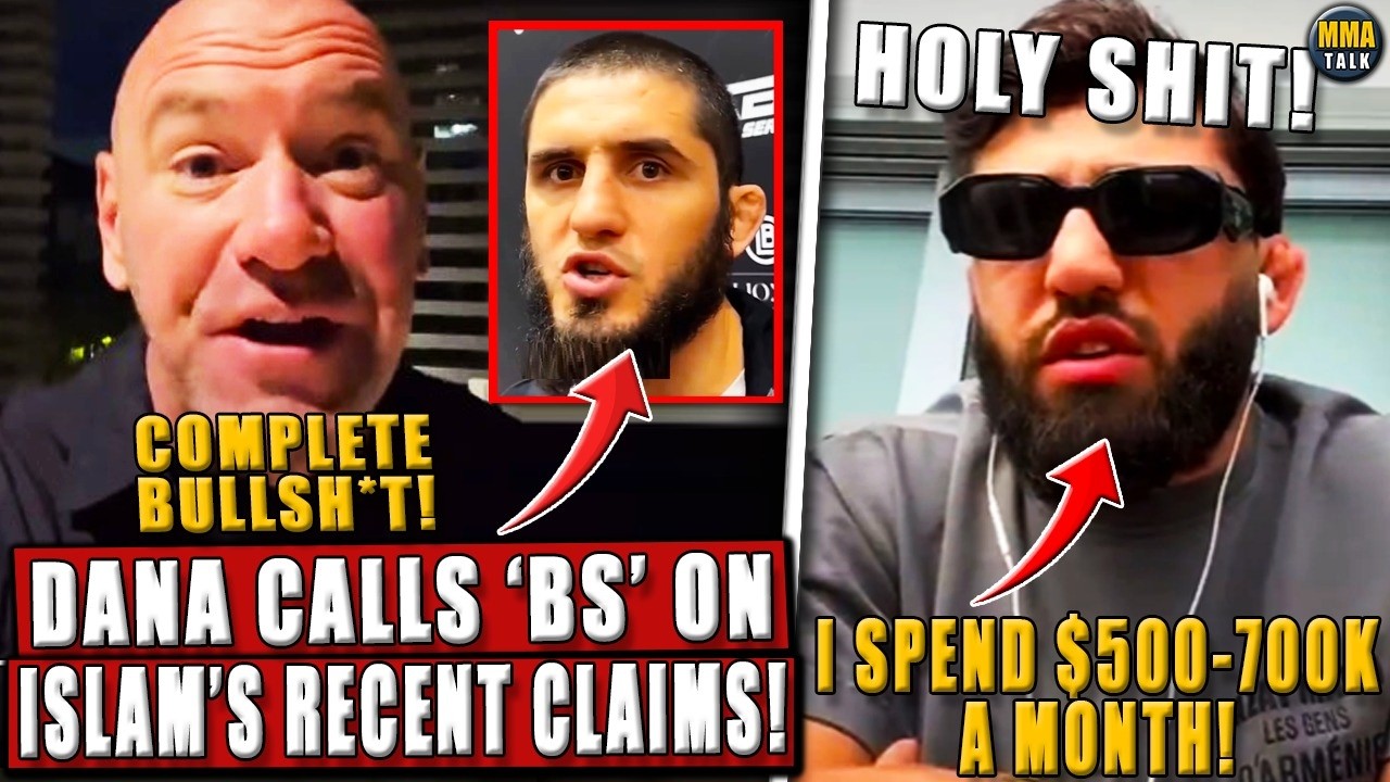 Dana White CALLS 'BS' on Islam Makhachev's recent claims! Arman REVEALS his INSANE monthly spending!