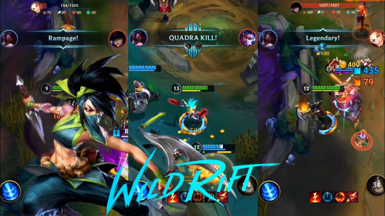 DOMINATING AKALI - WILDRIFT AKALI MONTAGE