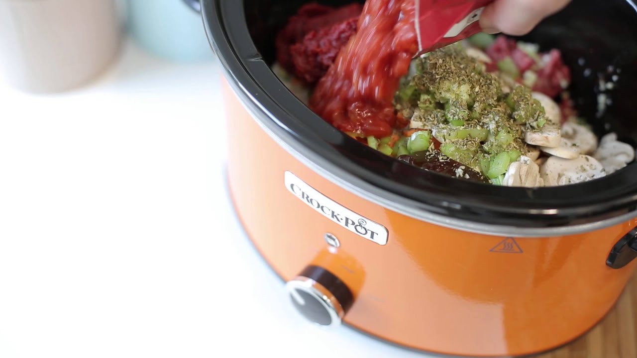 Crock-Pot przepis na: Sos bolognese