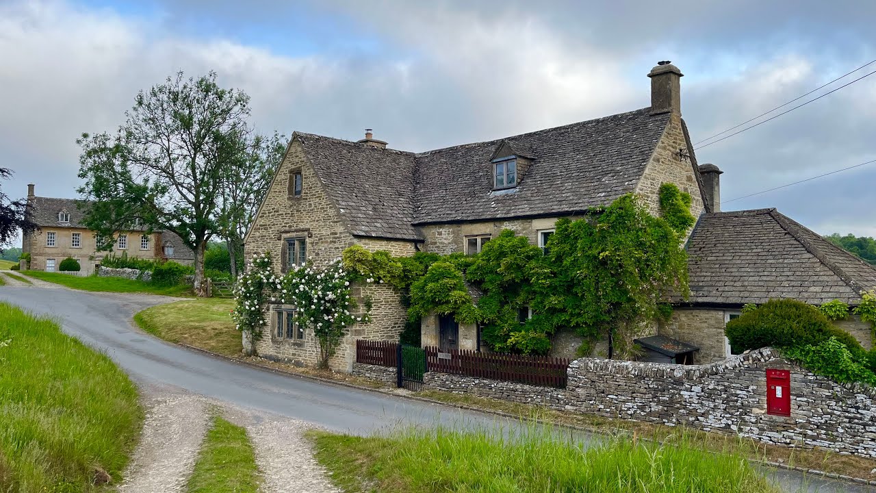Timeless COTSWOLD Hamlet - Peaceful Early Morning English Walk, ENGLAND