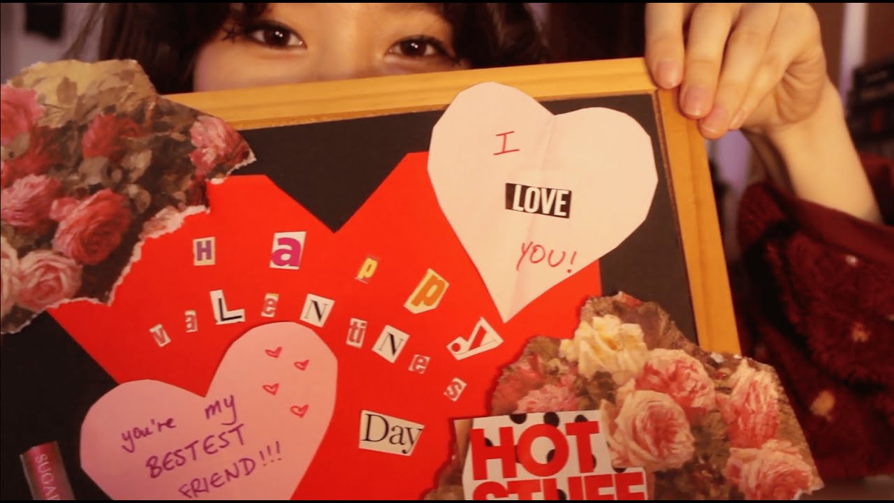 ASMR Friend Makes You A Valentine's Day Collage
