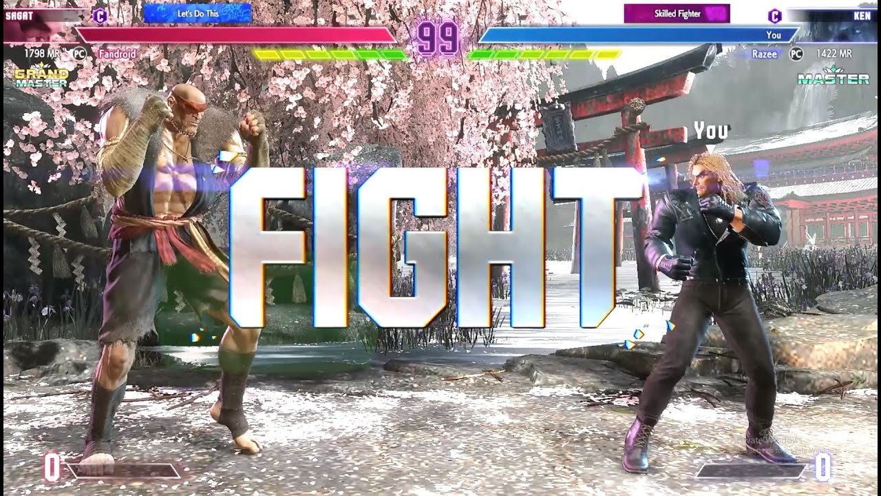 SF6,(Ken) VS Sagat GRAND MASTER Ranked Match Street Fighter 6