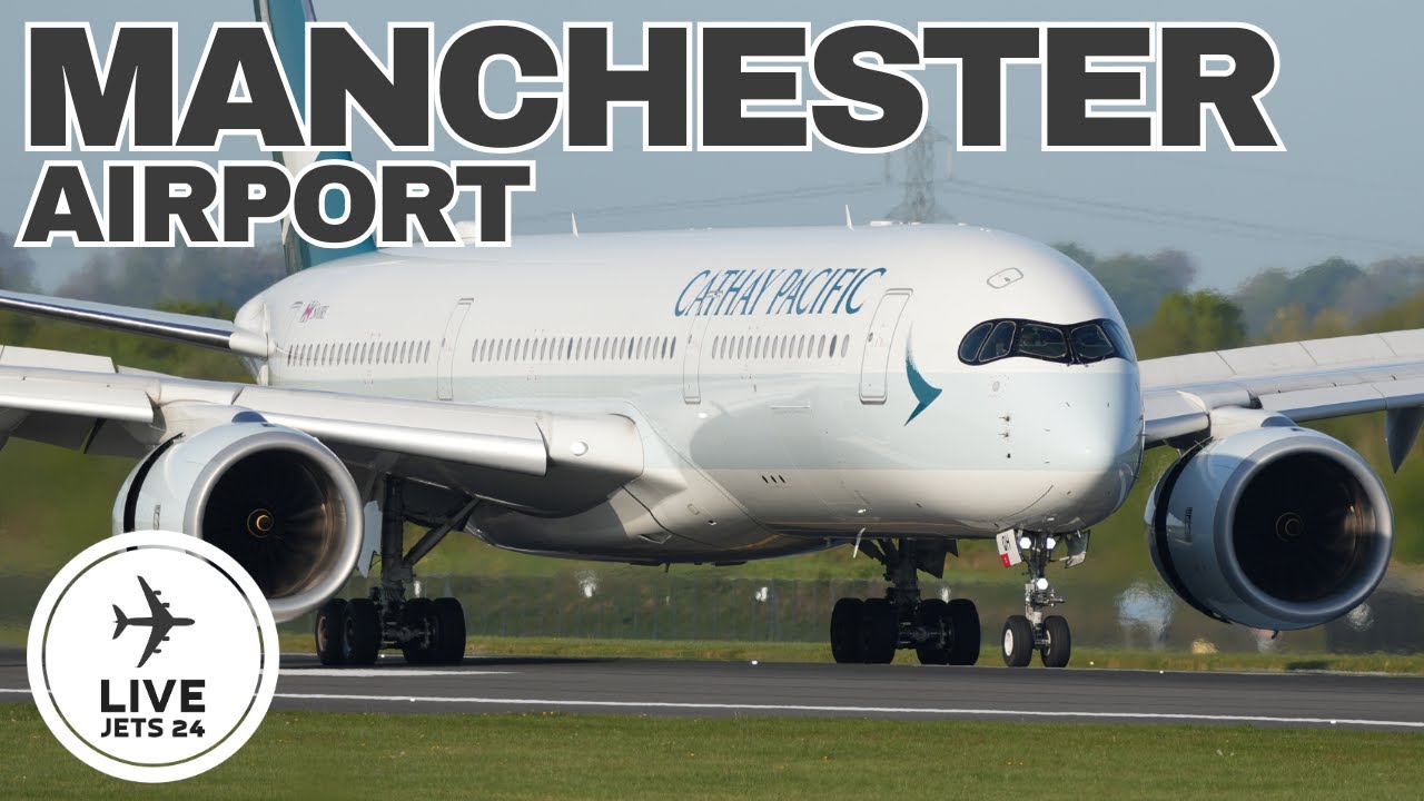 🔴Manchester Airport Live - Plane Spotting
