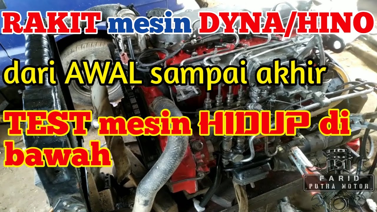 Rakit mesin dynasaurus/hino dutro