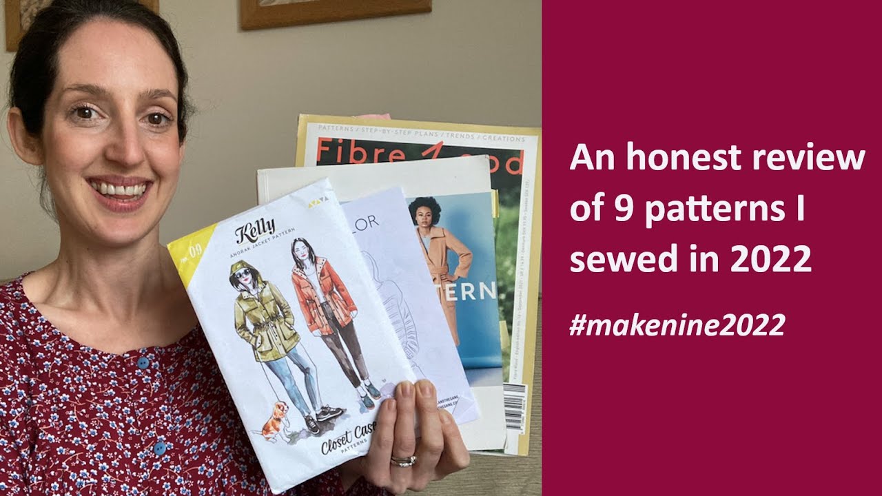 An honest review of 9 patterns I sewed  in 2022 | #makenine2022