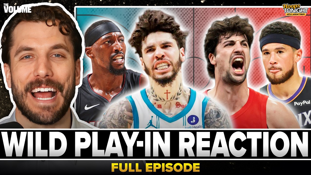 WILD PLAY-IN: LaMelo's Hornets STUN Heat + Deni Avdija's Blazers beat Suns | NBA Reaction