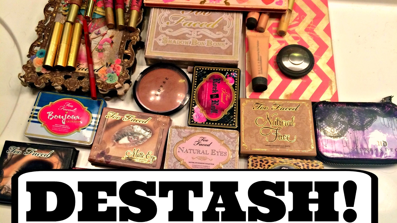 MAKEUP DECLUTTER(Cruelty Free) | Too Faced, Becca, Lorac, Urban Decay