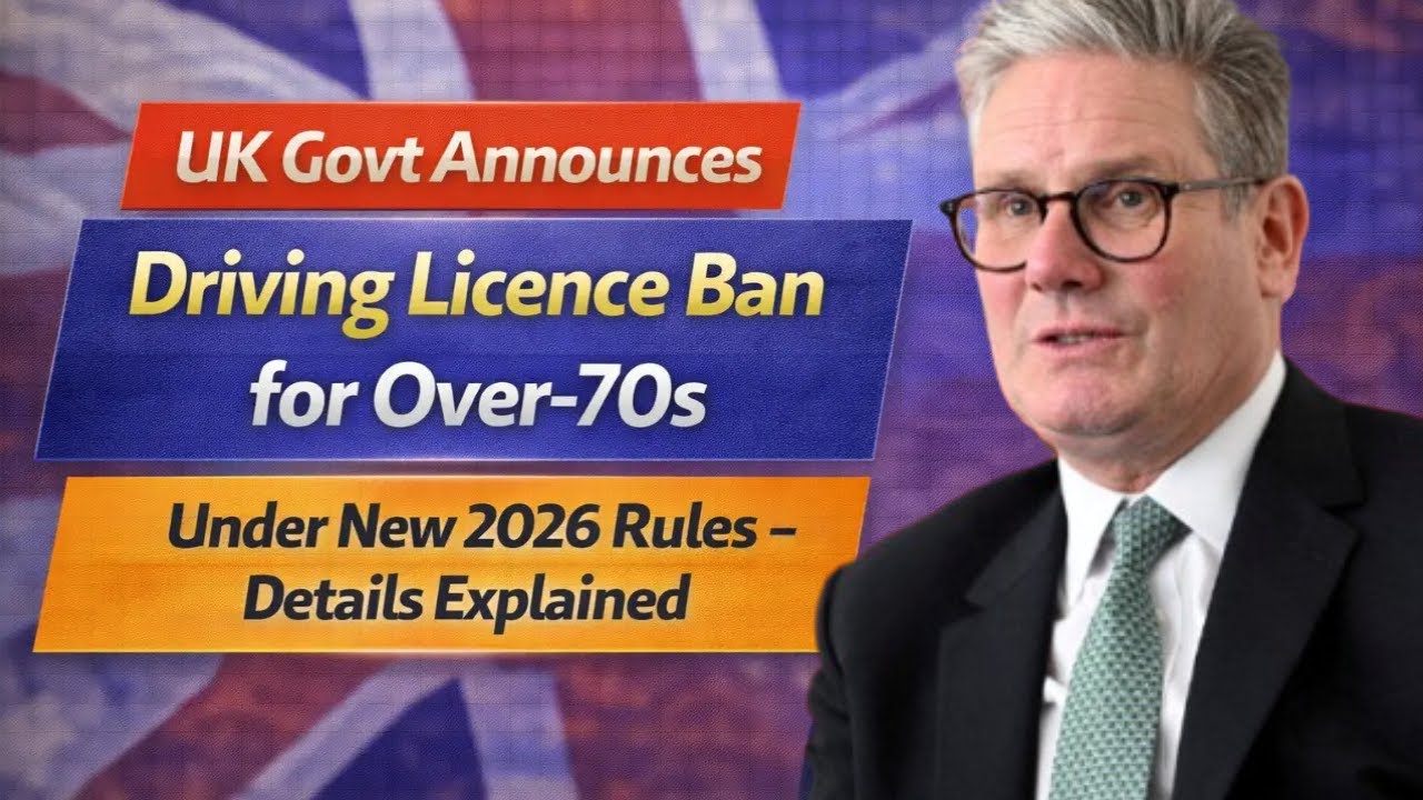 🚨 SHOCKING DVLA UPDATE + Over-70 Driving Ban + 2026 New Rules EXPOSED