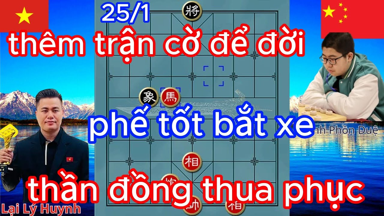 thêm trận cờ để đời ,phế tốt bắt xe ,thần đồng thua phục
