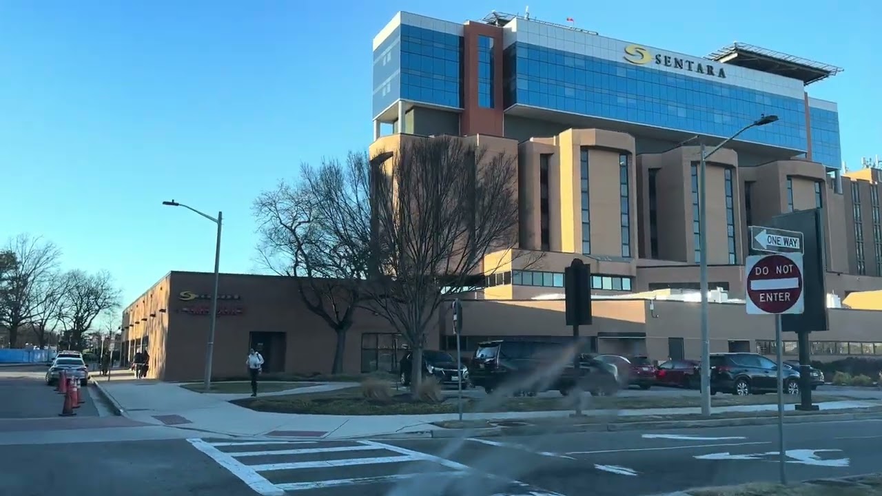 Recorrido old dominion university, ySentara hospital, Norfolk, VA