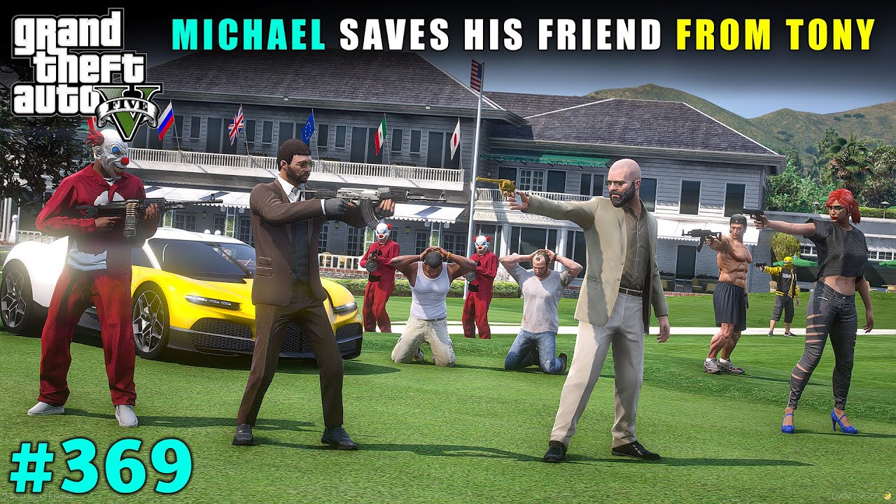 MICHAEL GIFTS THE MOST EXPENSIVE BUGATTI TO TONY MAFIA | GTA 5 GAMEPLAY #369