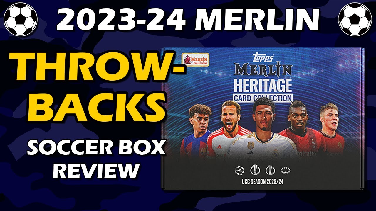 2023-24 Topps Merlin Heritage UCC Soccer Box Review