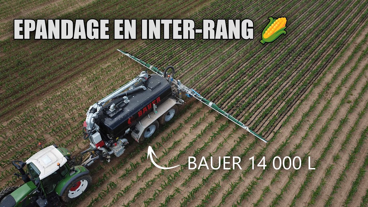 Les CITERNES BAUER à l'épandage de digestat 2024
