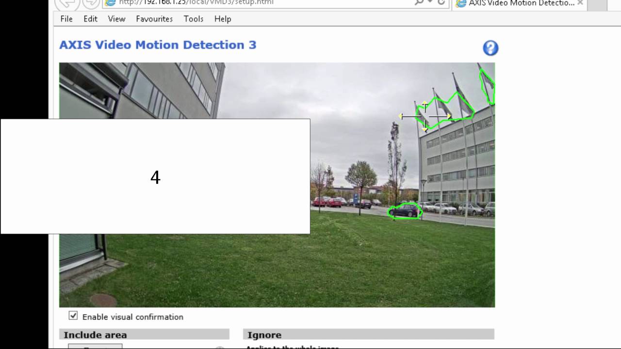 Tutorial Getting started with Axis video motion detection