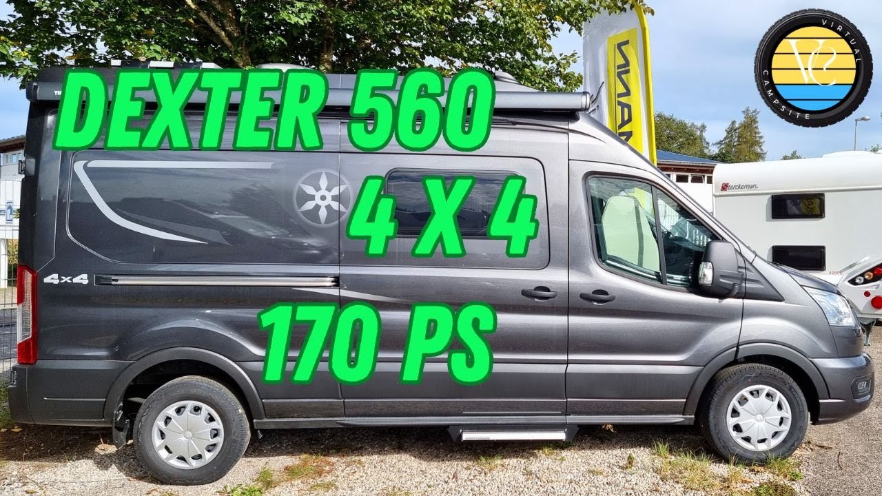 Neuer 4×4 Kastenwagen 2025 - Karmann Mobil Dexter 560 4×4 – Der Allrad Van für Offroad Fans!