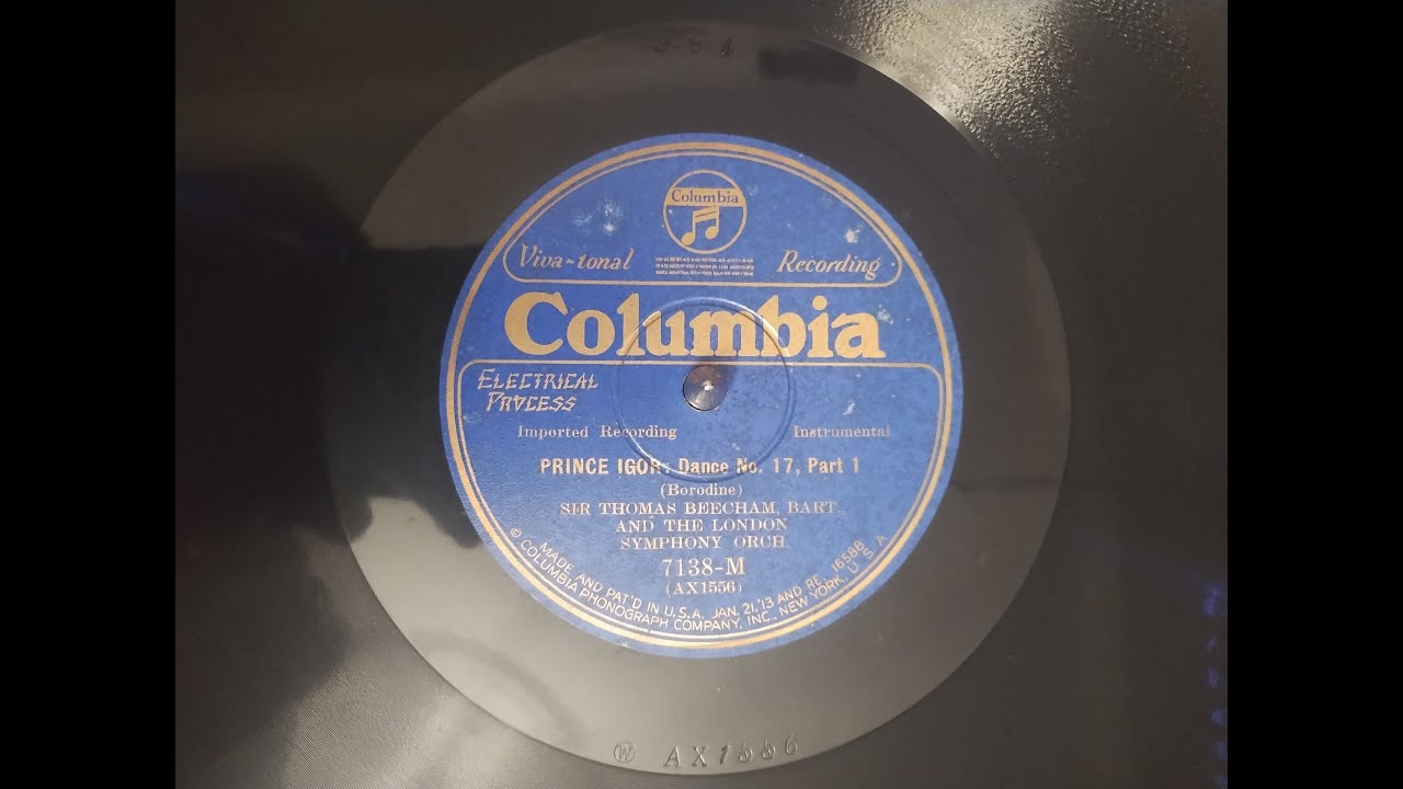 Sir Thomas Beecham, Bart., and the London Symphony Orchestra - Prince Igor Dance 17 Pt. 1