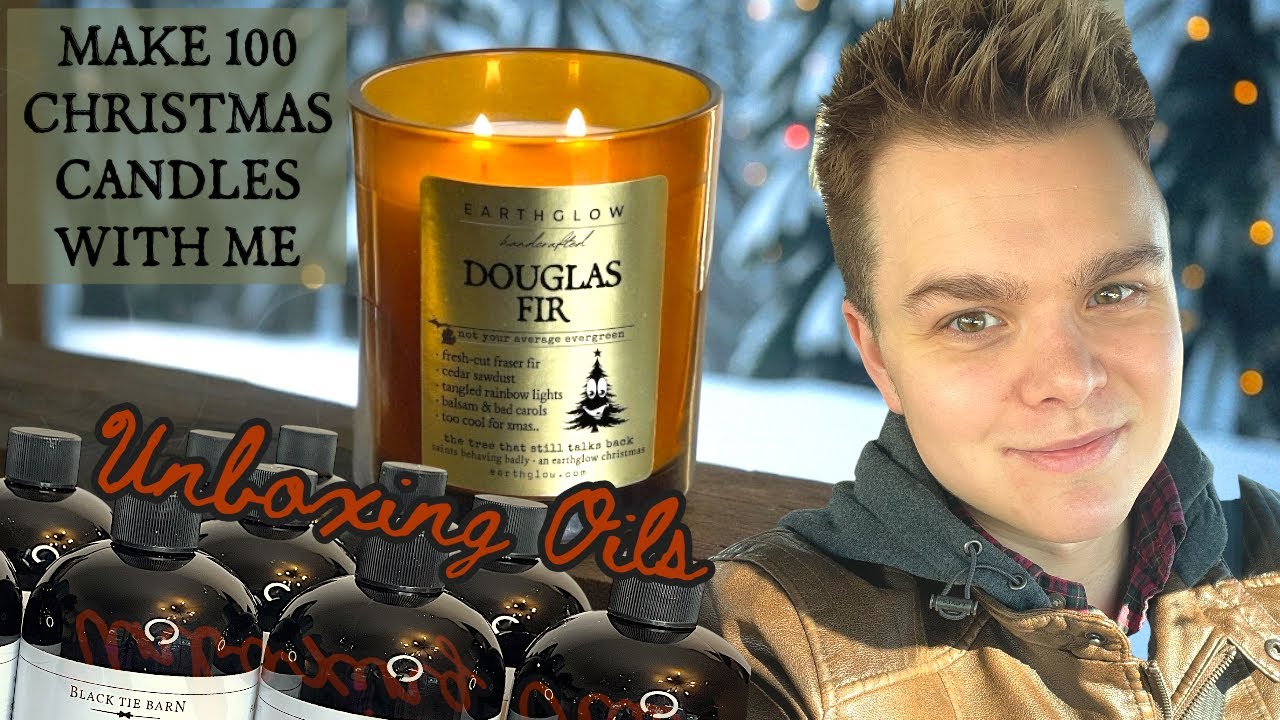 🎄Make 100+ Strong Candles with me 💪 *how i clean pouring pitchers* | Unboxing fragrance oils :)