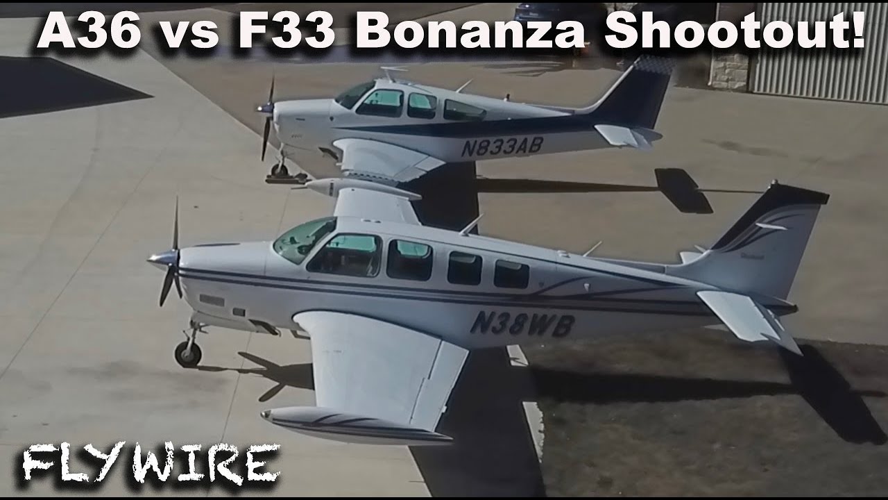 Перестрелка A36 против F33 Bonanza