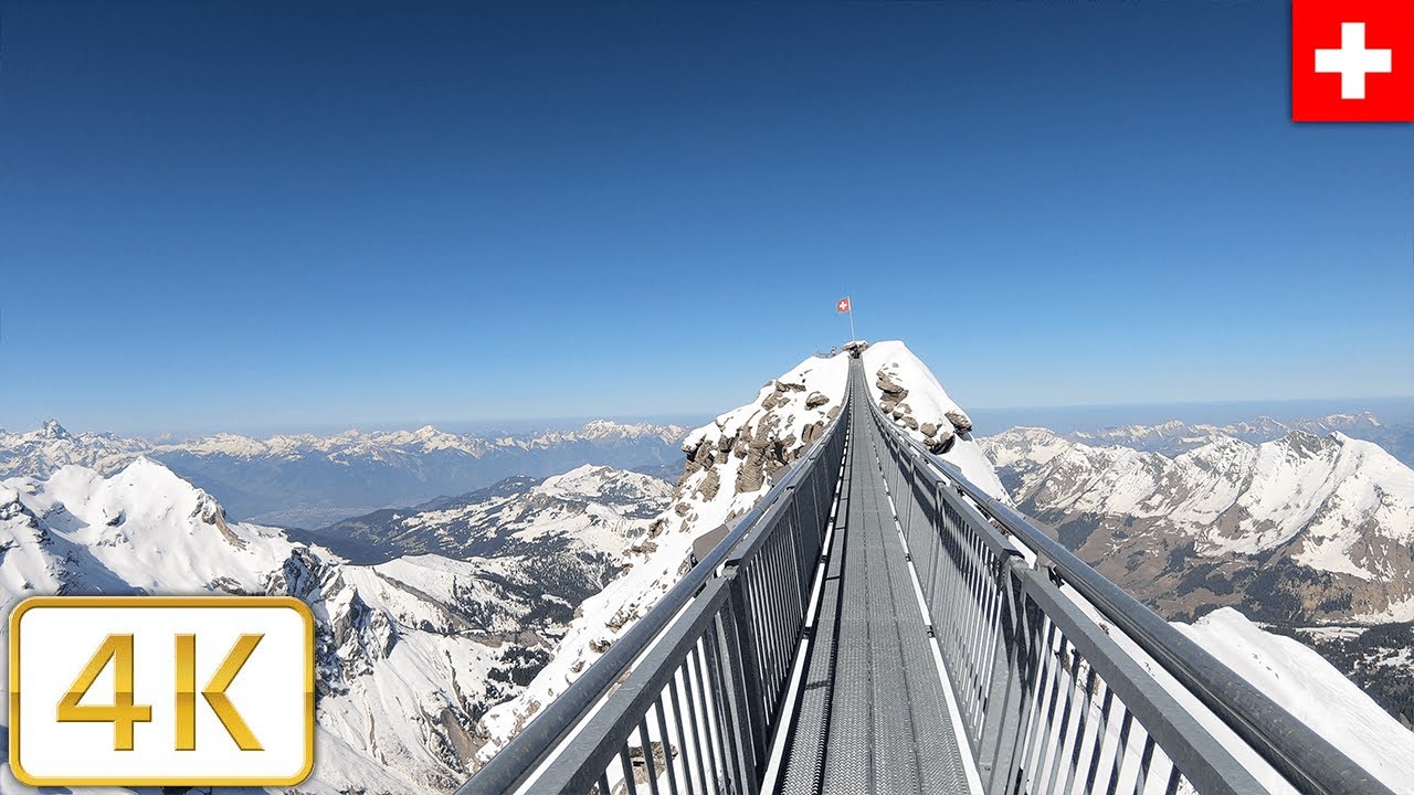 Glacier 3000, Les Diablerets-Gstaad, Switzerland | Spring  2021【4K】