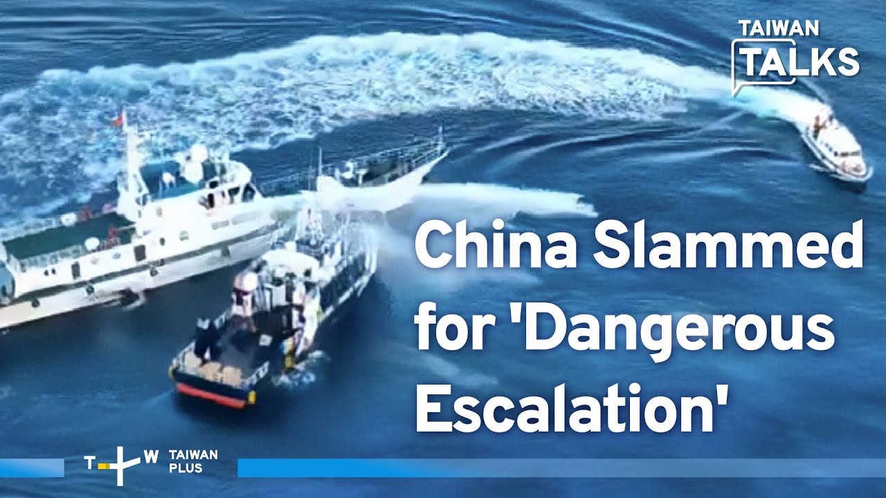 Sandy Cay: China Blasts Philippines’ Research Vessel with Water Cannon | Taiwan Talks EP642
