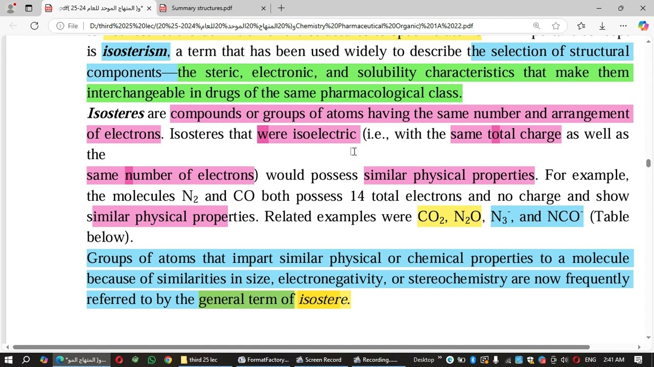 Isosterism 2025