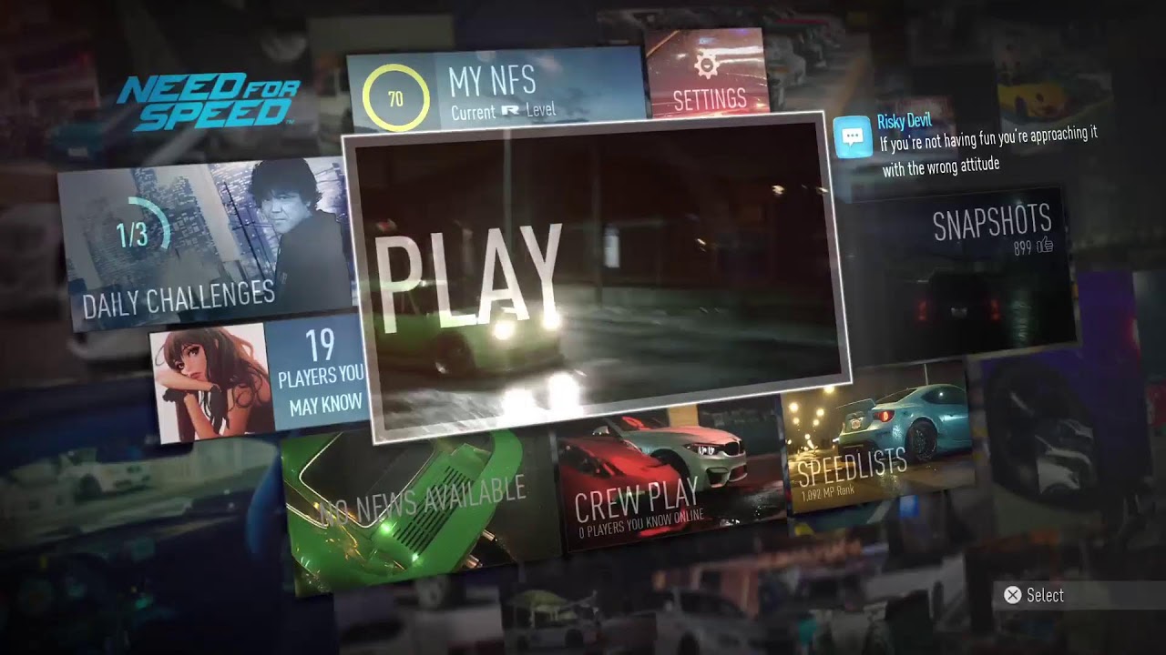 Need for Speed 2015 Drift Speedlist