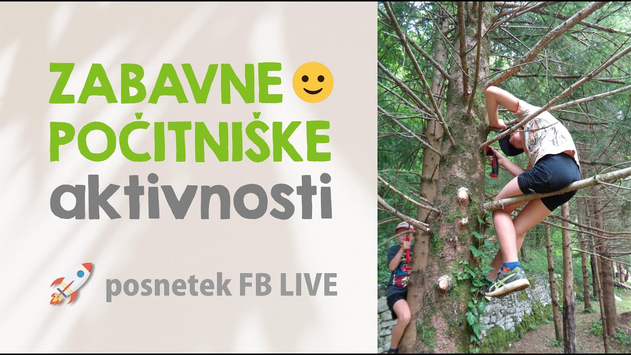 Počitniške zabavne aktivnosti