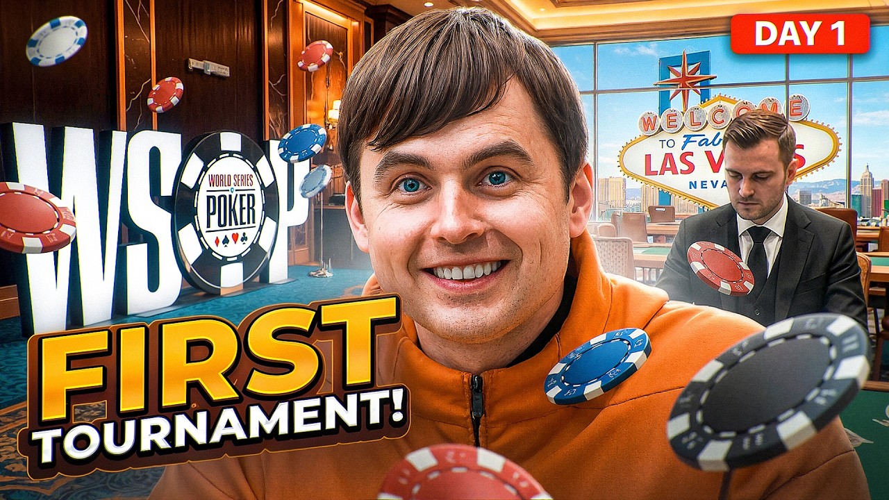 Мой лучший старт на WSOP? Давайте посмотрим! | Видеоблог о турнире WSOP 2026 с 8 участниками за $...
