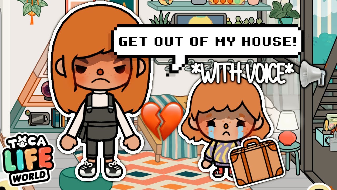 Злая мать выгоняет свою дочь 💔😭 ||*МОИМ ГОЛОСОМ* 📢 ||Toca Boca Roleplay || Toca Sad Story