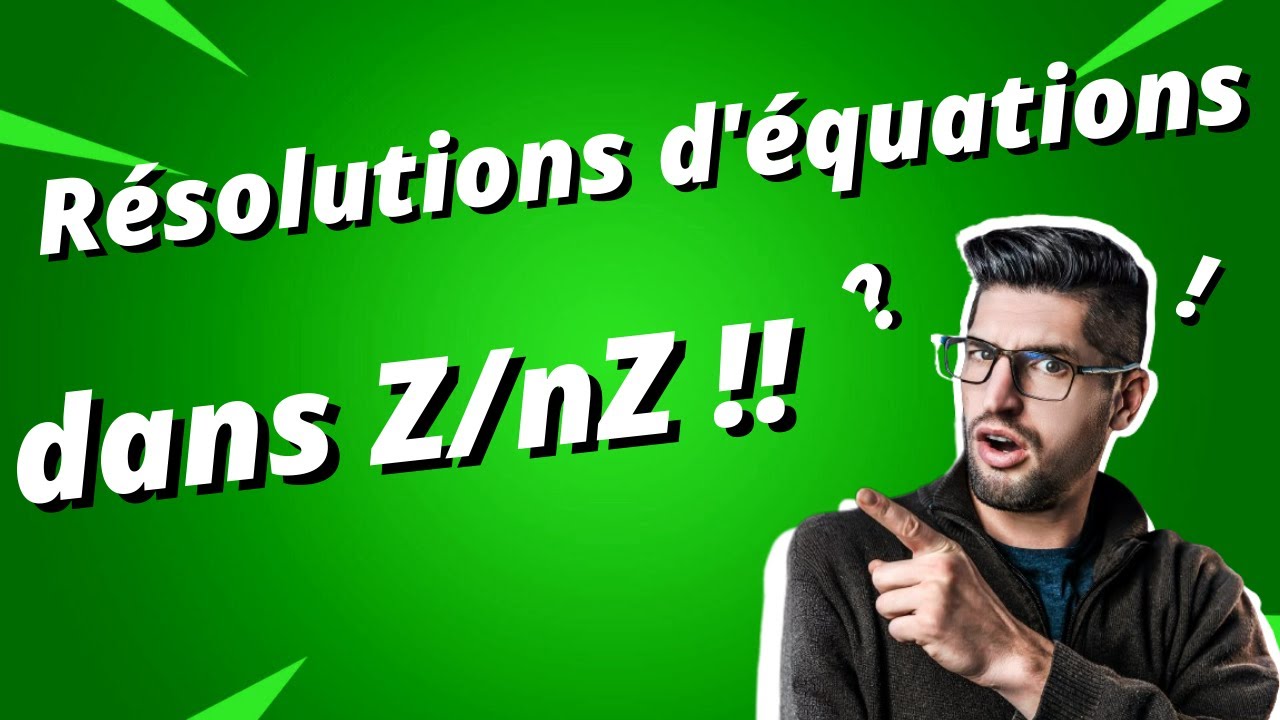 Résolution d'équations dans Z/nZ - exercice corrigé