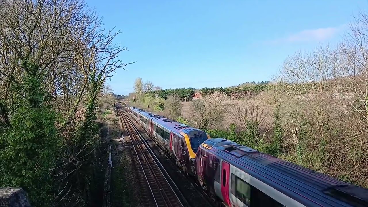Sunday Morning trains at Mill Lane Bridge 15/3/26