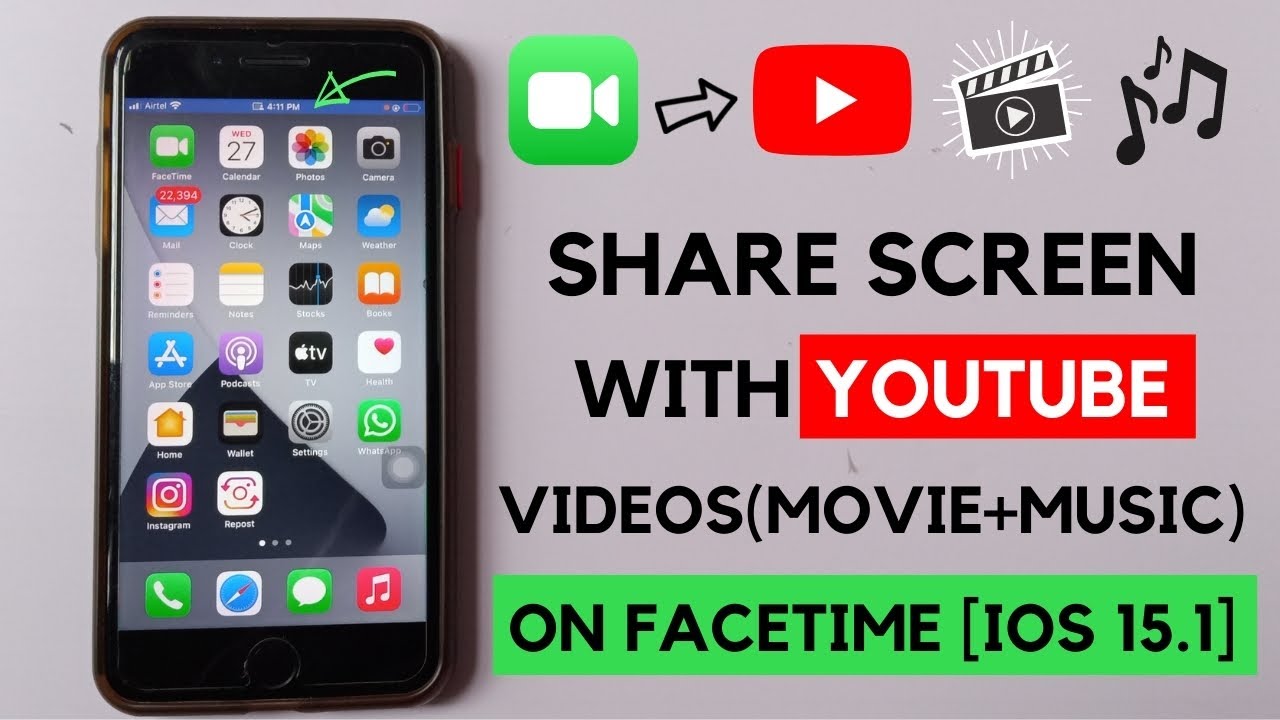 How to Shareplay With YouTube Video Over FaceTime In iOS 16.7