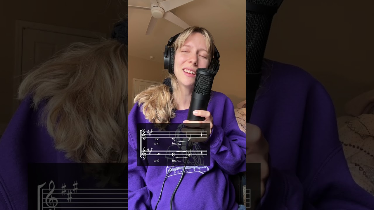 “Hide and Seek” harmony breakdown  #choir #harmony #acappella #sing