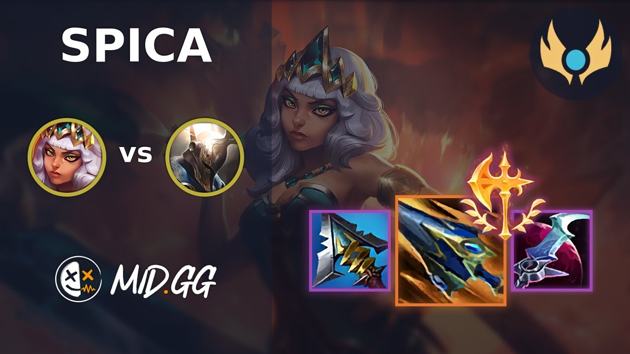 MID.GG: [ Spica ] Qiyana JUNGLE vs Pantheon | NA CHALLENGER | LOL Season 2025