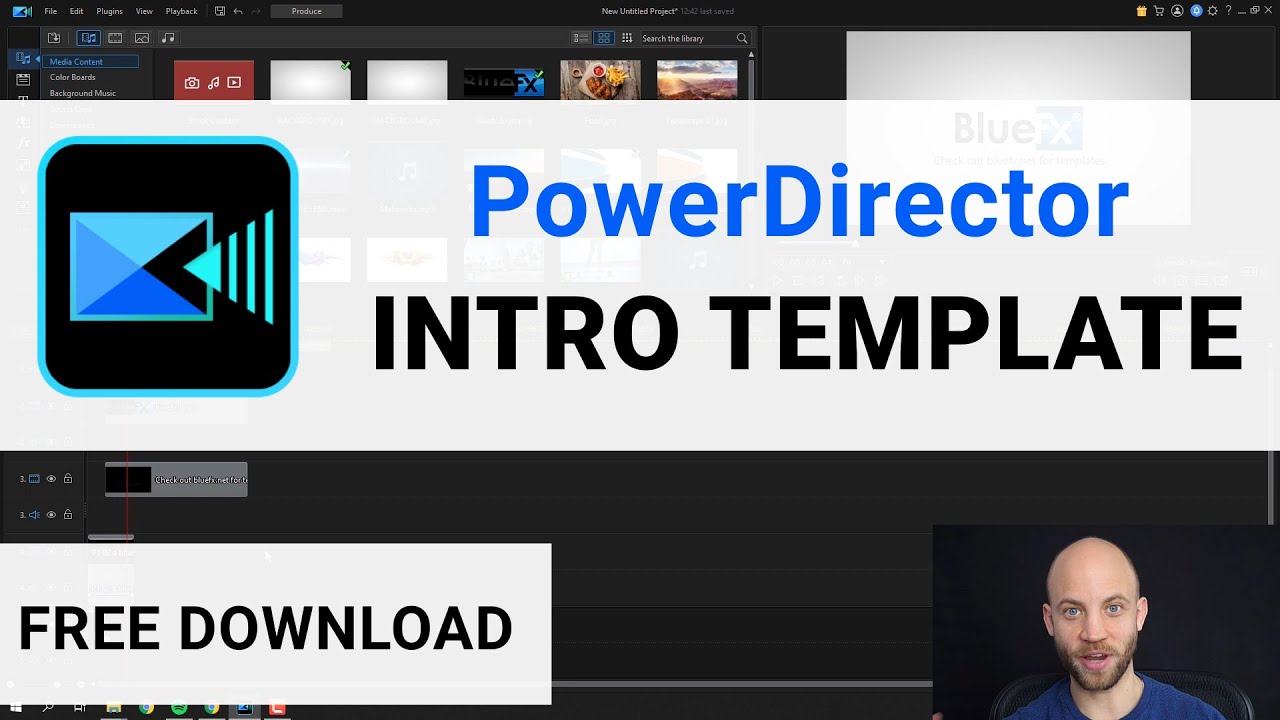 PowerDirector Tutorial + Intro Template [FREE DOWNLOAD]