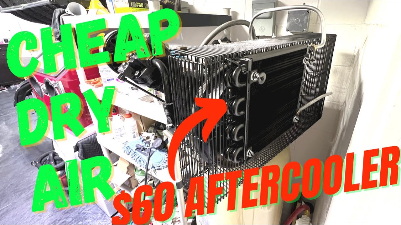 DIY Air Compressor Aftercooler Dryer Water Separator | Compressed Air Cooler
