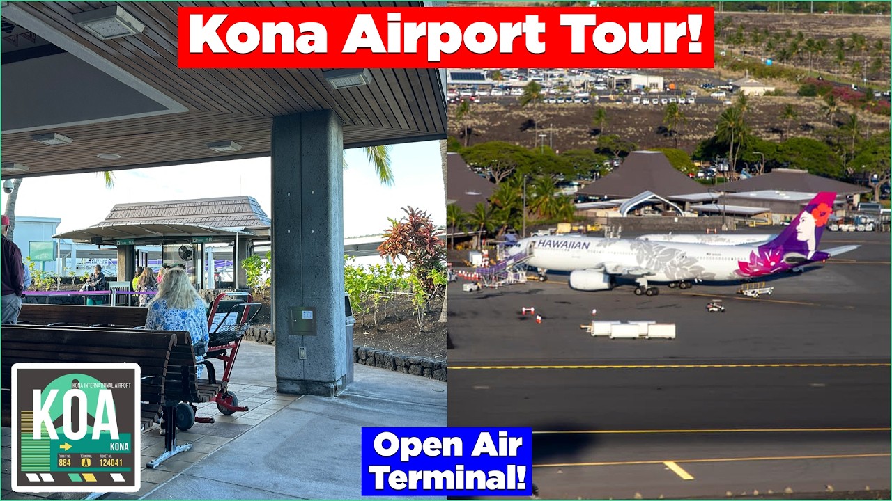 Kona International Airport Tour: Infrastructure, Amenities, & More! (A!)