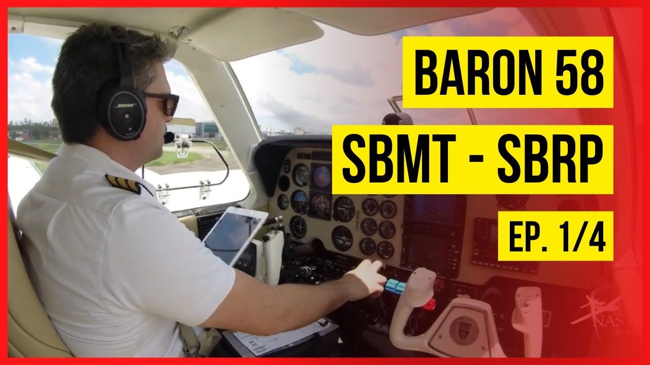 Voo de SBMT para SBRP - Imagens Incríveis! (Campo de Marte para Ribeirão Preto) Ep. 1/4