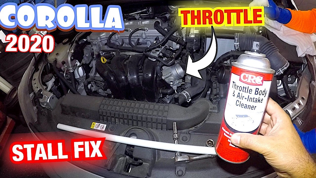 Toyota Corolla 2020 Throttle body cleaning, stall fix, car stall fix
