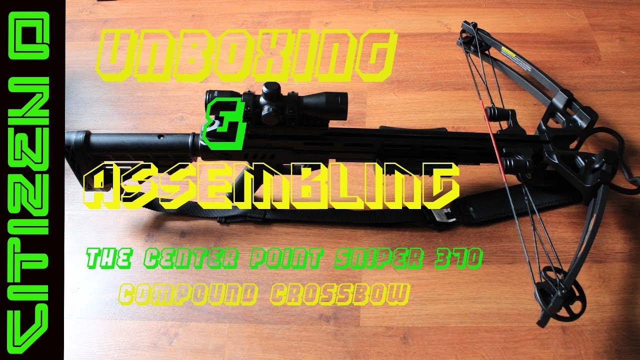 Unboxing & Assembling the Center Point Sniper 370 Compound Crossbow