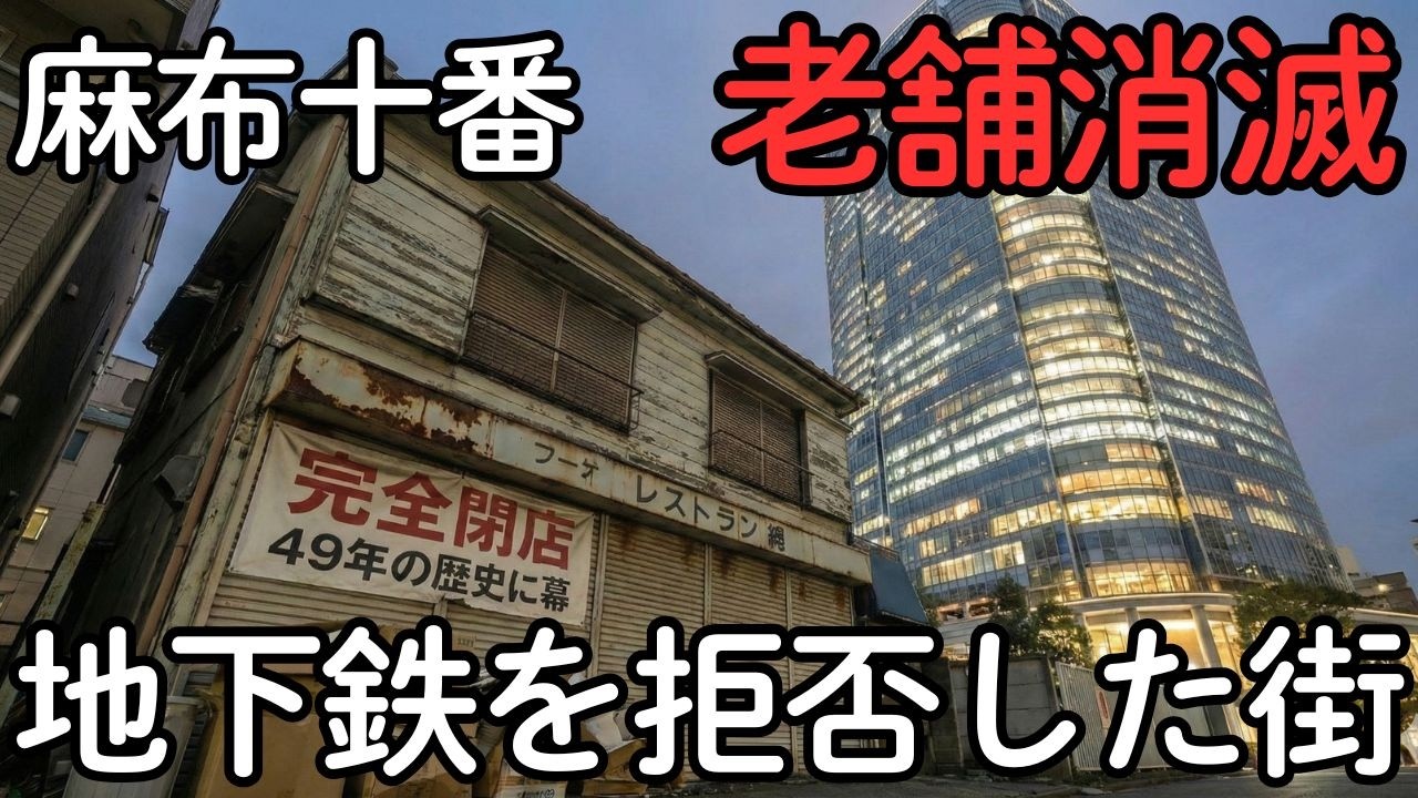 港区の地価高騰で「創業49年」の名店が消滅...再開発が進む麻布十番の末路