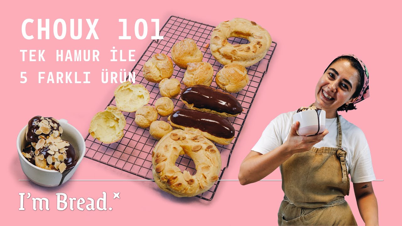 Choux 101 | Choux Hamuru ile 5 Farklı Ürün | Pataşu Hamuru Tarifi