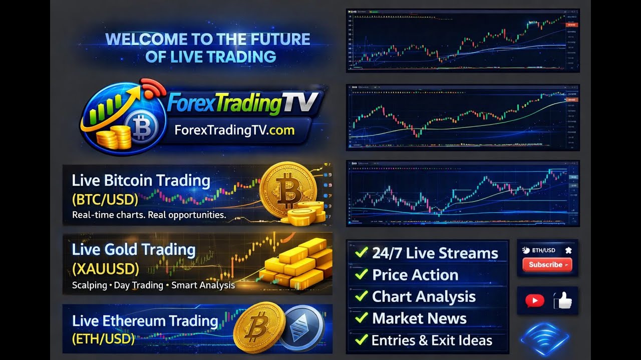 BTC & Gold (XAUUSD) Live Trading Online (2026) &ndash; Forex Trading TV