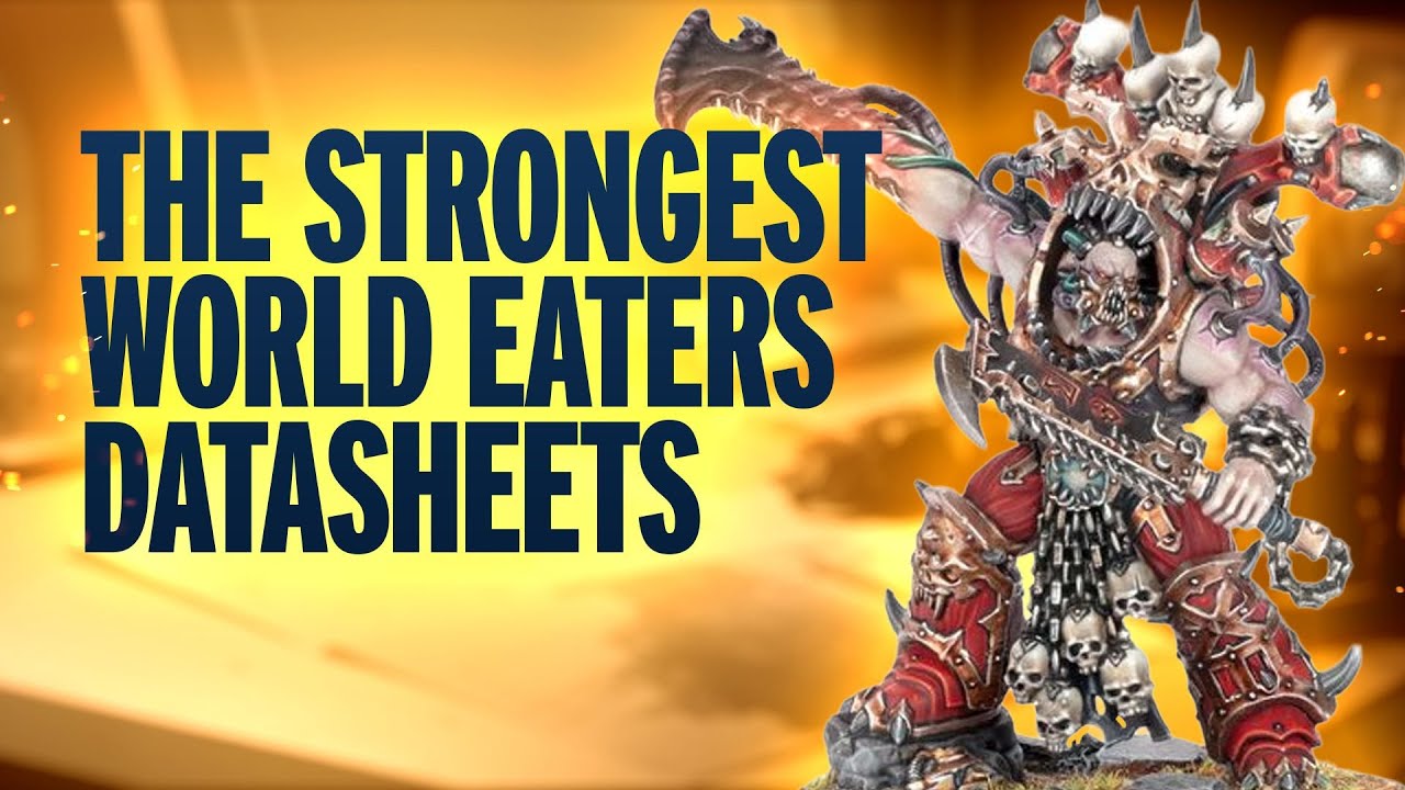 Codex World Eaters Datasheet Tier List!