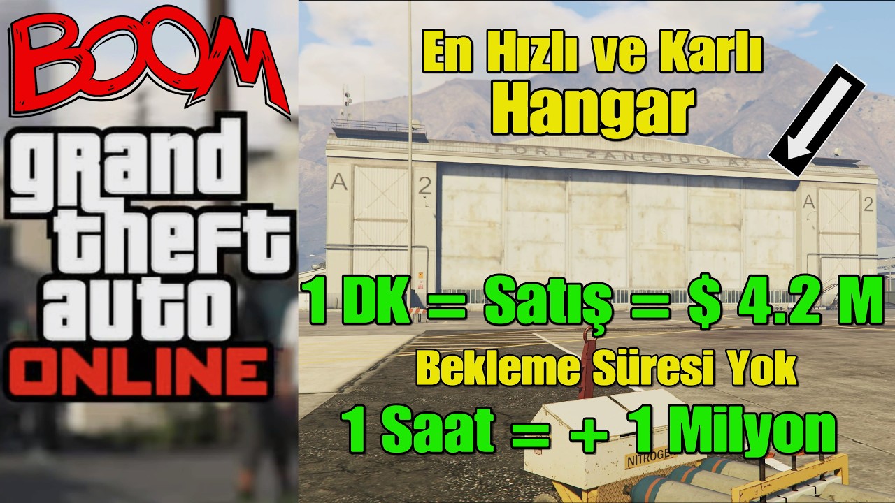 GTA Online | HANGAR ile 1 DAKİKADA 4.2M$ 💰 (En Hızlı ve Karlı Yöntem)