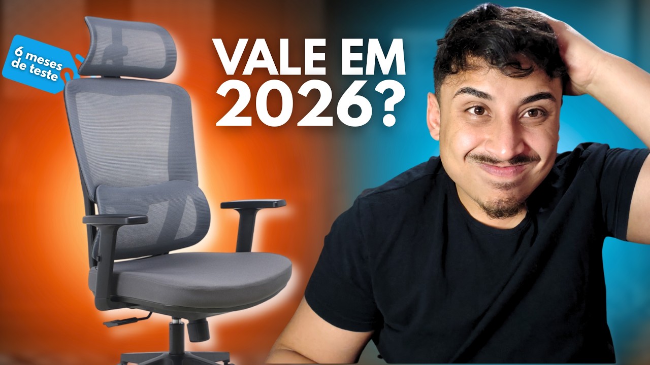 A melhor CADEIRA ERGON&Ocirc;MICA BARATA! Review Sincero da DR OFFICE WORK PRO