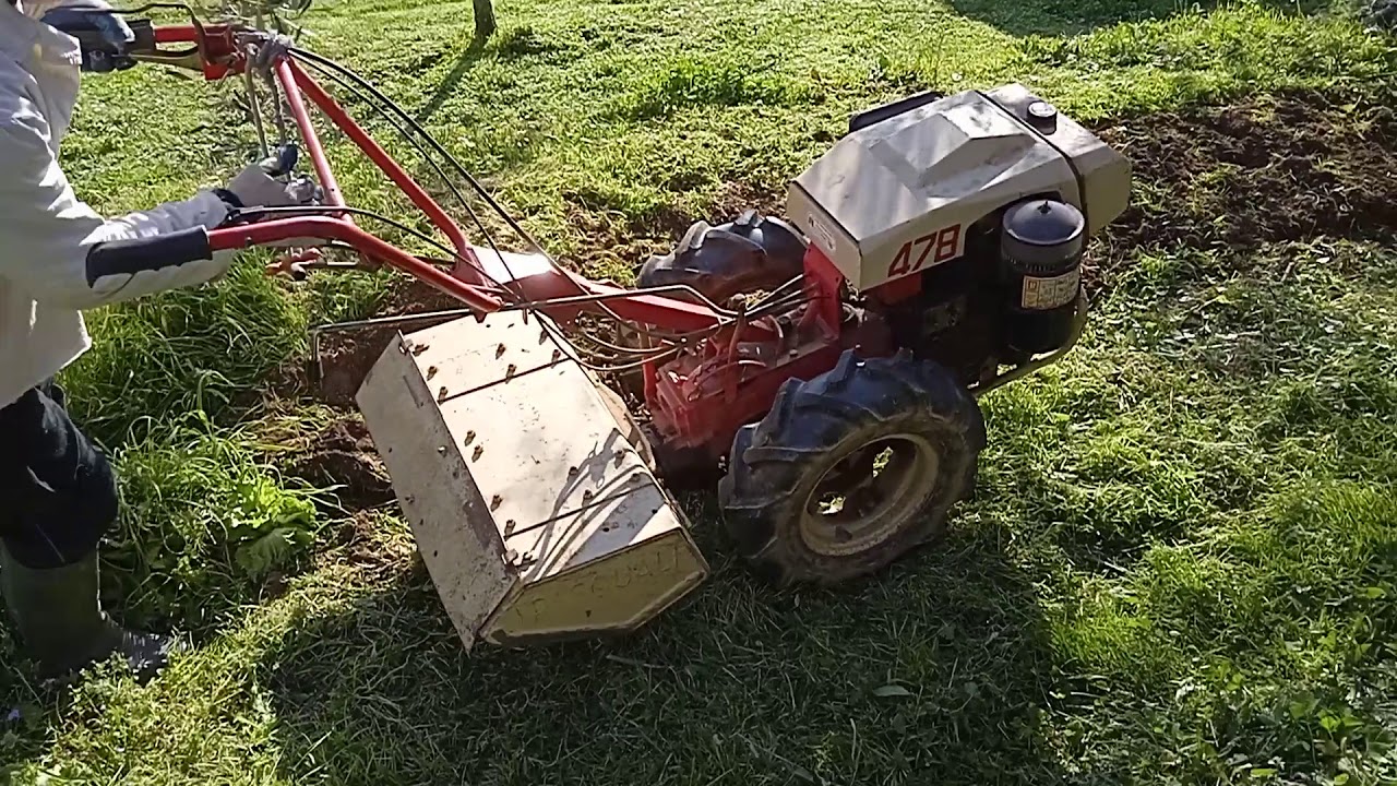 Motocoltivatore Pasquali 478 14 cv start sound e fresatura preparazione orto motorcultivator sound