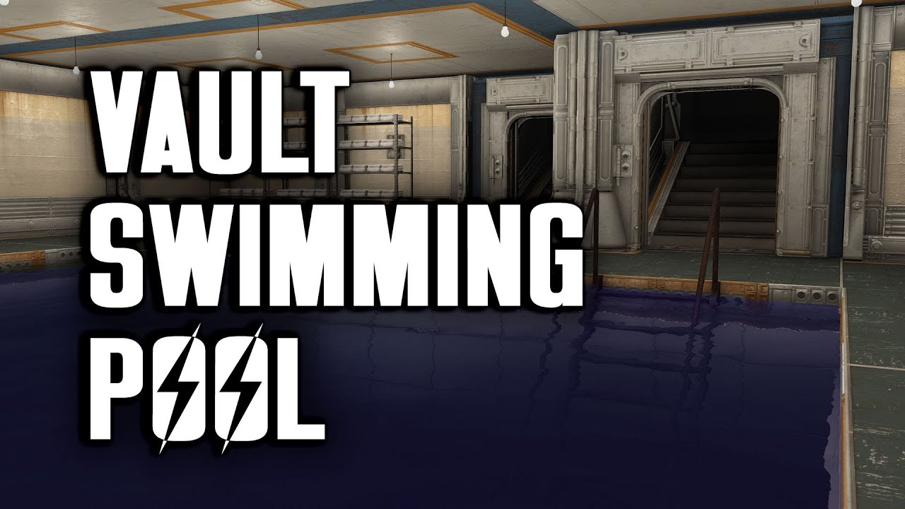Let's Build a Vault Swimming Pool - Vault-Tec Workshop for Fallout 4 - PC Mods Used